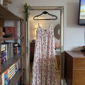 Floral Spaghetti Strap Maxi Dress